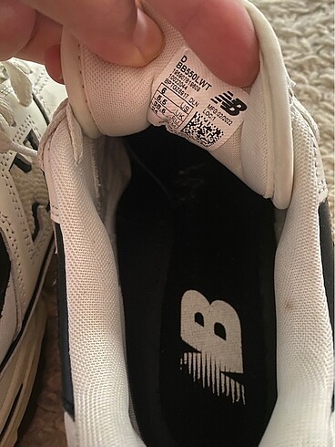 38,5 Beden beyaz Renk new balance 550 sneakers siyah beyaz