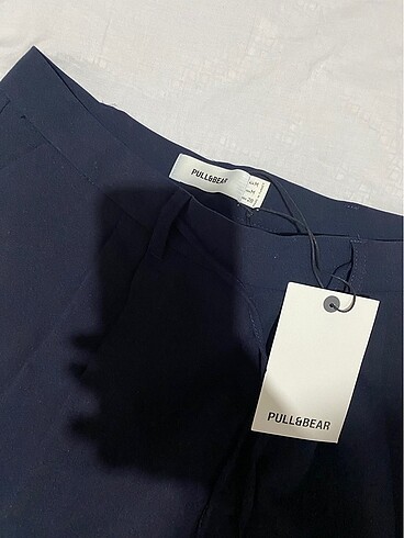 m Beden pull bear pileli lacivert şort etek