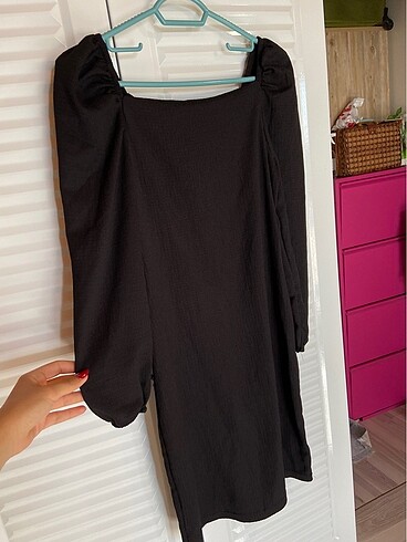 xl Beden siyah Renk Siyah mini elbise