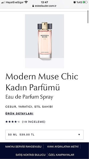 Estée Lauder modern muse chic