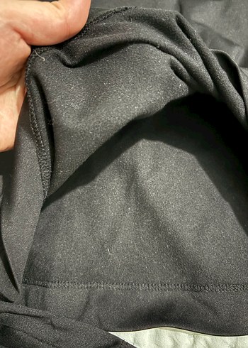 l Beden siyah Renk Kadın Siyah Uzun Kollu Crop Top