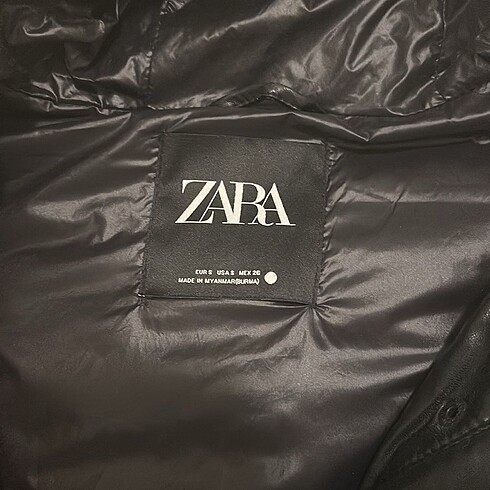 s Beden siyah Renk Zara yelek