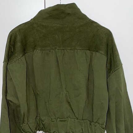 m Beden haki Renk Haki crop sweat