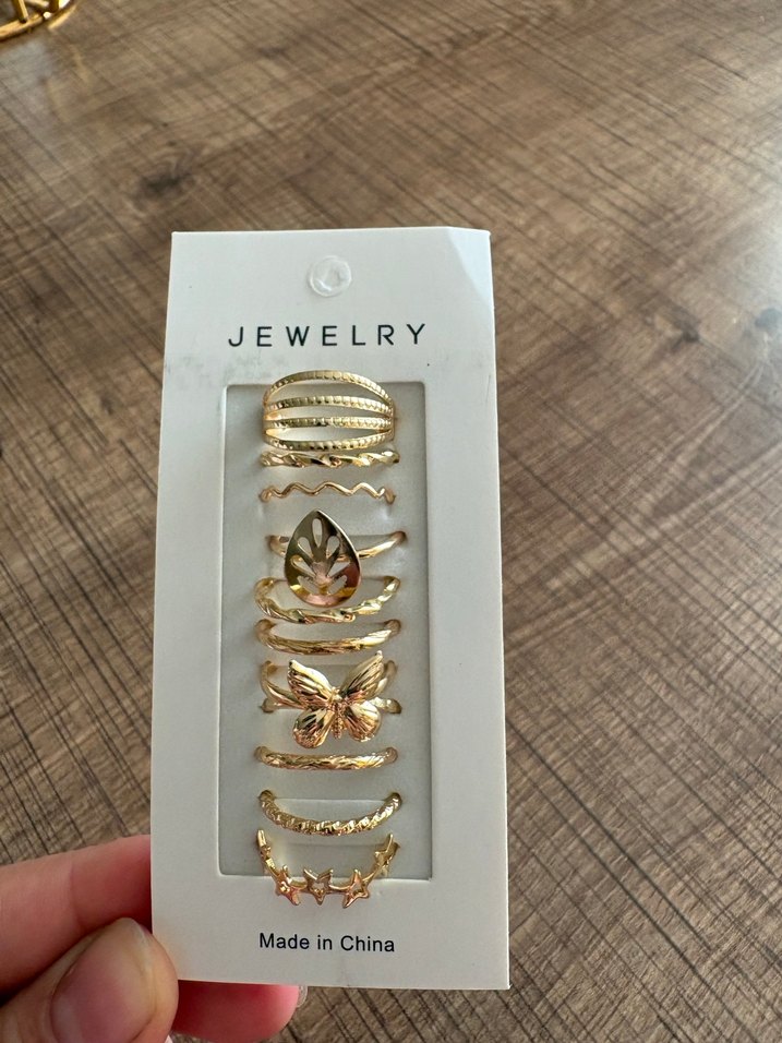 Altın Renkli Bohem Kadın Takı Seti - Görsel 2