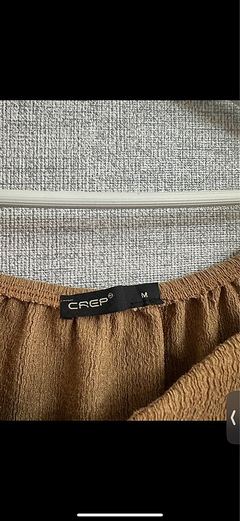 m Beden camel Renk Camel crop bluz