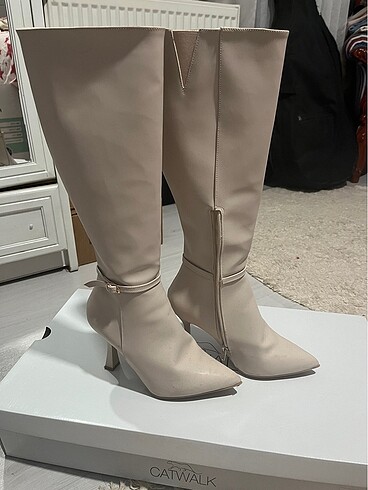 bej çizme - Görsel 2