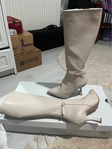 bej çizme - Görsel 4