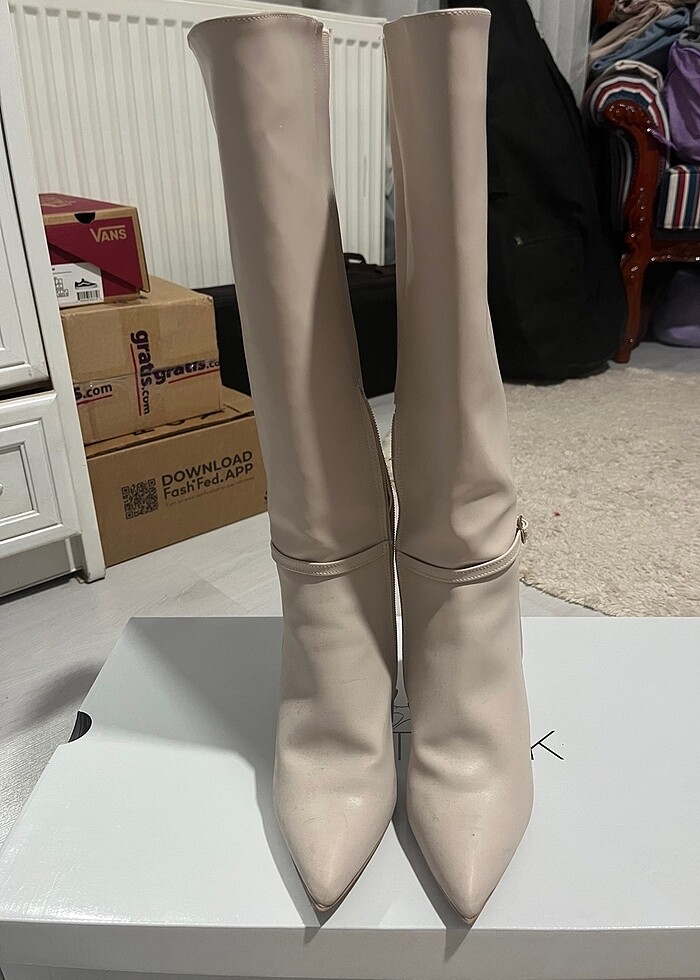 bej çizme - Görsel 3