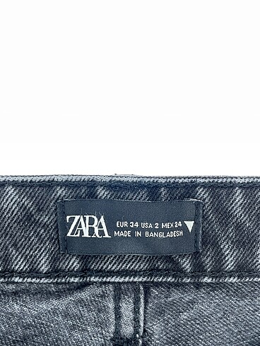 34 Beden siyah Renk Zara Jean / Kot %70 İndirimli.