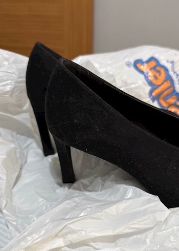 Kadın Siyah Platform Topuklu Stiletto