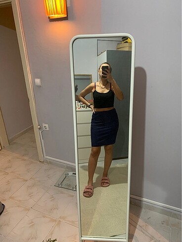 Kumas etek is casual ofis stili