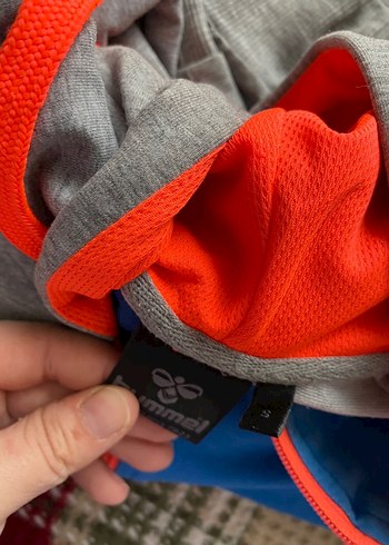 Hummel Hummel Mavi Gri Kapüşonlu Eşofman