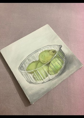  Beden Yağlı boya tablo naturmont 20x20