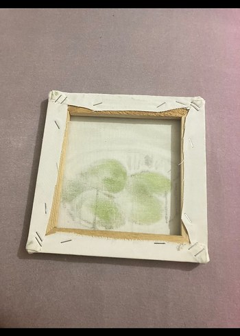  Beden haki Renk Yağlı boya tablo naturmont 20x20