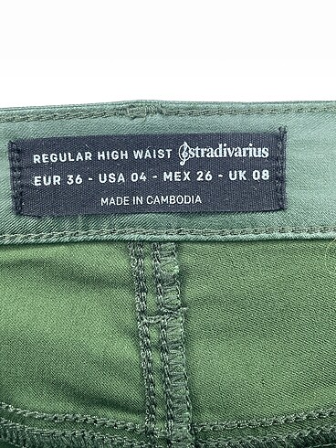 36 Beden yeşil Renk Stradivarius Jean / Kot %70 İndirimli.