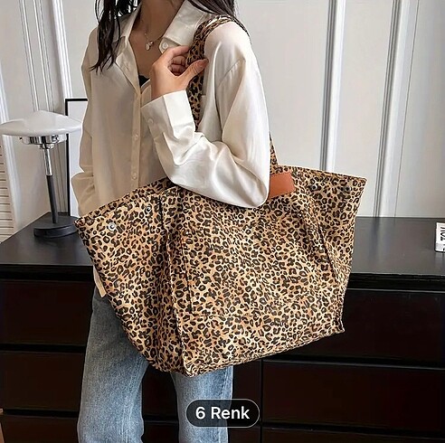 Diğer Leopar desenli çanta