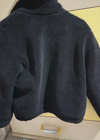 ZARA Siyah Kısa Peluş çocuk  Mont - Görsel 3