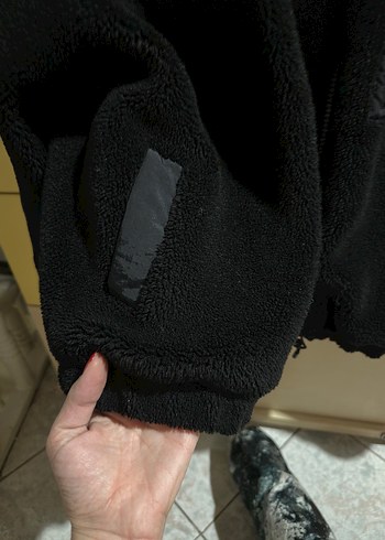 ZARA Siyah Kısa Peluş çocuk  Mont - Görsel 2