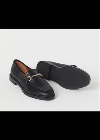 H&M Siyah Tokalı Kadın Stiletto Loafer - Görsel 2