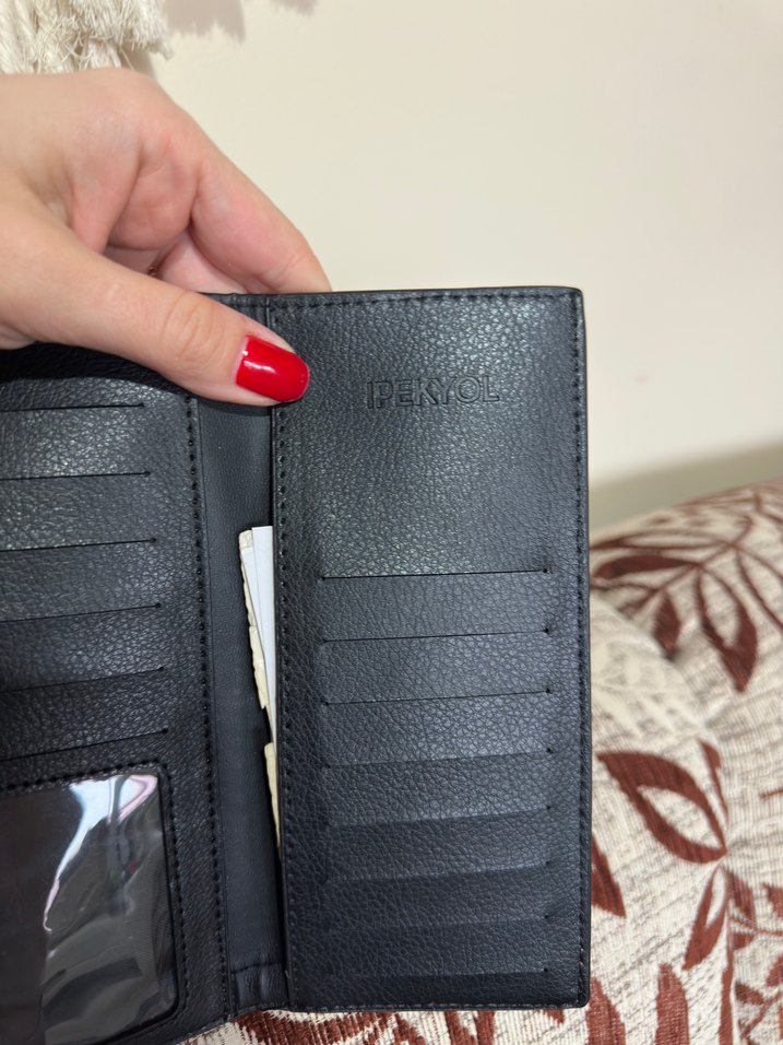 İpekyol cüzdan Bej Deri Kemerli Kadın Portföy Cüzdan - Görsel 2