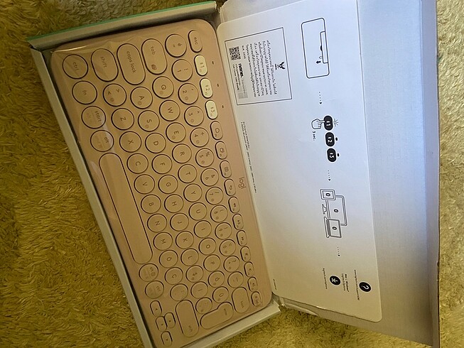 Logitech logitech pembe klavye