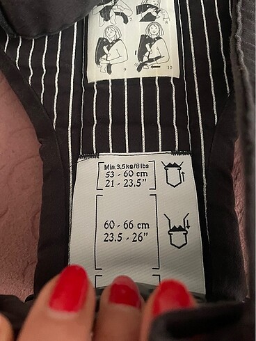Diğer Beden Babybjörn kanguru