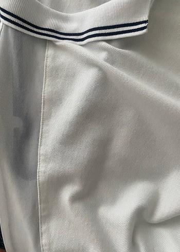 Lacoste Bayan Beyaz V Yakalı Kısa Kollu Polo Tişört - Görsel 4