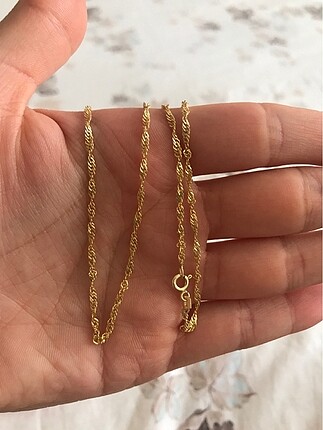 Söğütlü silver altın kaplama gümüş kolye