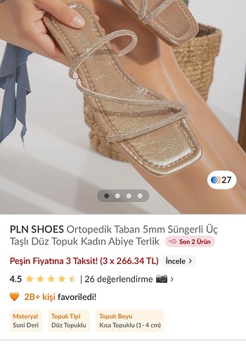 Bej Stiletto Kadın Terlik