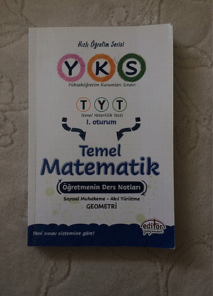 Yks Matematik ders notları