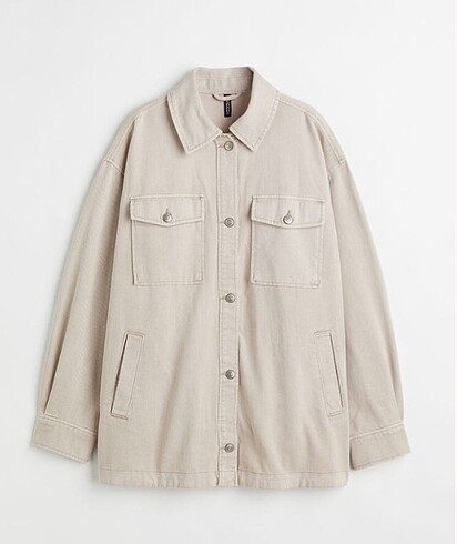 H&M jean oversize mont - ceket
