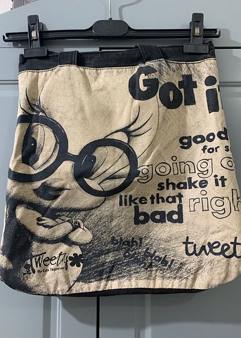 Tweety Vintage Bez Kahverengi Kadın Çantası - Görsel 2