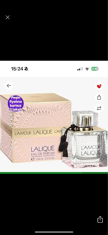 lalıQue lamour parfüm