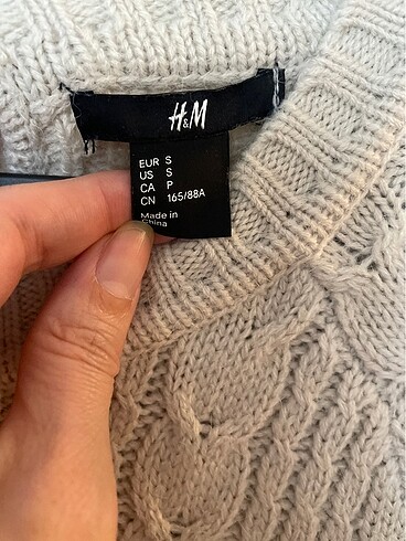 H&M HM midi triko elbise