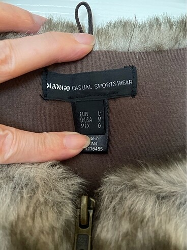 Mango Mango peluş yelek
