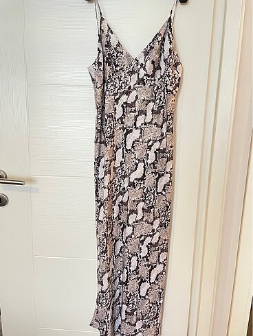 H&M saten elbise