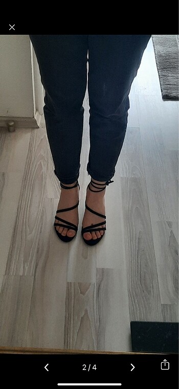 Bershka topuklu sandalet