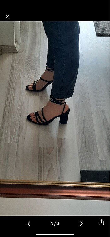 36 Beden Bershka topuklu sandalet
