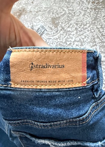 Stradivarious Kadın Lacivert Yüksek Bel Skinny Jean - Görsel 4