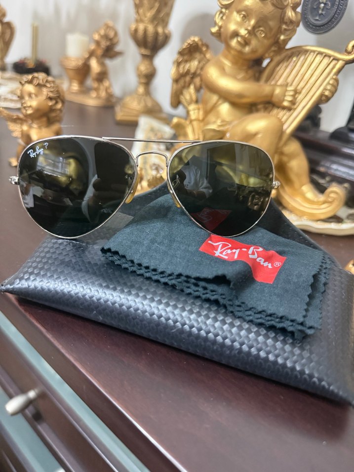 Ray-Ban Gri Klasik Kadın Güneş Gözlüğü - Görsel 2