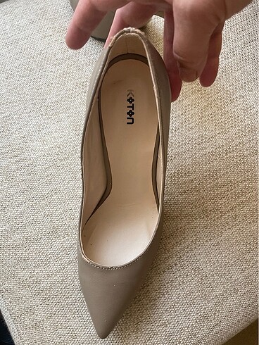 37 Beden camel Renk Koton Stiletto