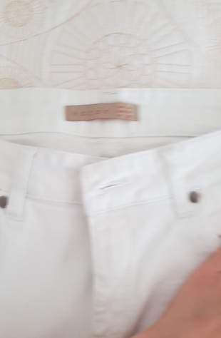 42 Beden Koton Beyaz Pantolon