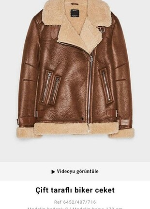 Bershka İçi kürklü kaban