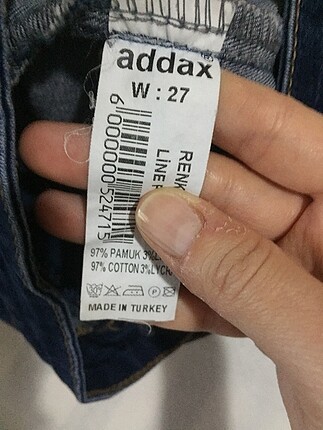 xs Beden Addax Skinny Jean