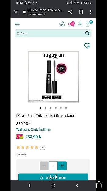 Loreal telescopic maskara