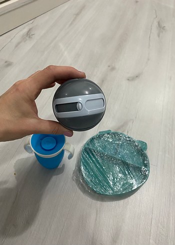 Munchkin bardak suluk + Chico suluk+ silikon mama kabı - Görsel 5