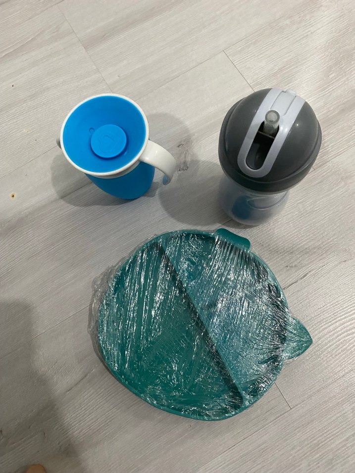 Munchkin bardak suluk + Chico suluk+ silikon mama kabı - Görsel 2