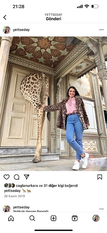 Stradivarius Stradivarius leopar kürk mont