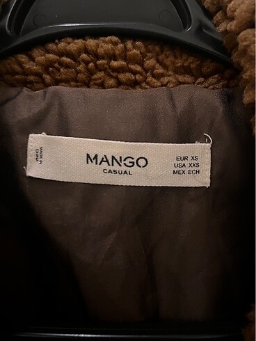 xs Beden Mango teddy kürk