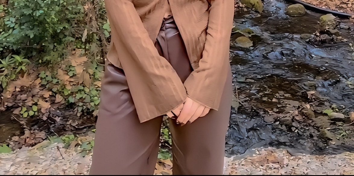 Kahverengi Deri Pantolon - Görsel 4